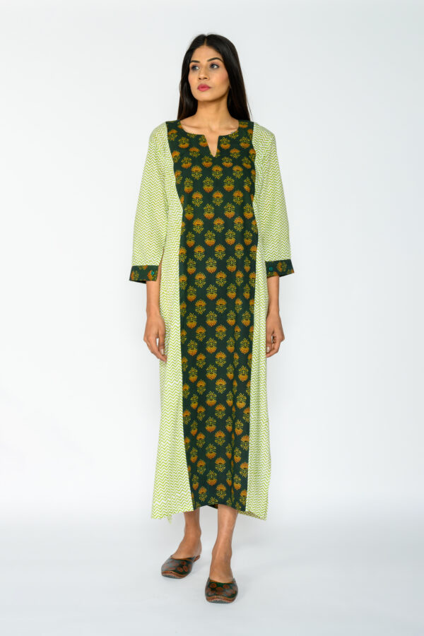 Indian Block Print Long Dress