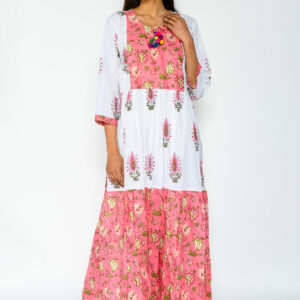 Indian Block Print Long Dress