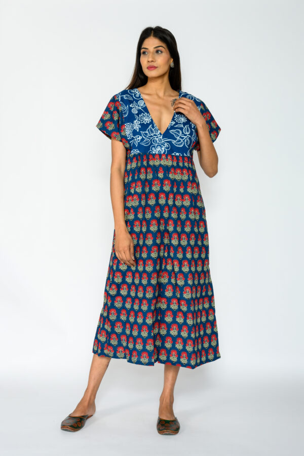 Indian Block Print Long Dress