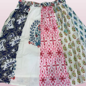 Block Print Short Skirt